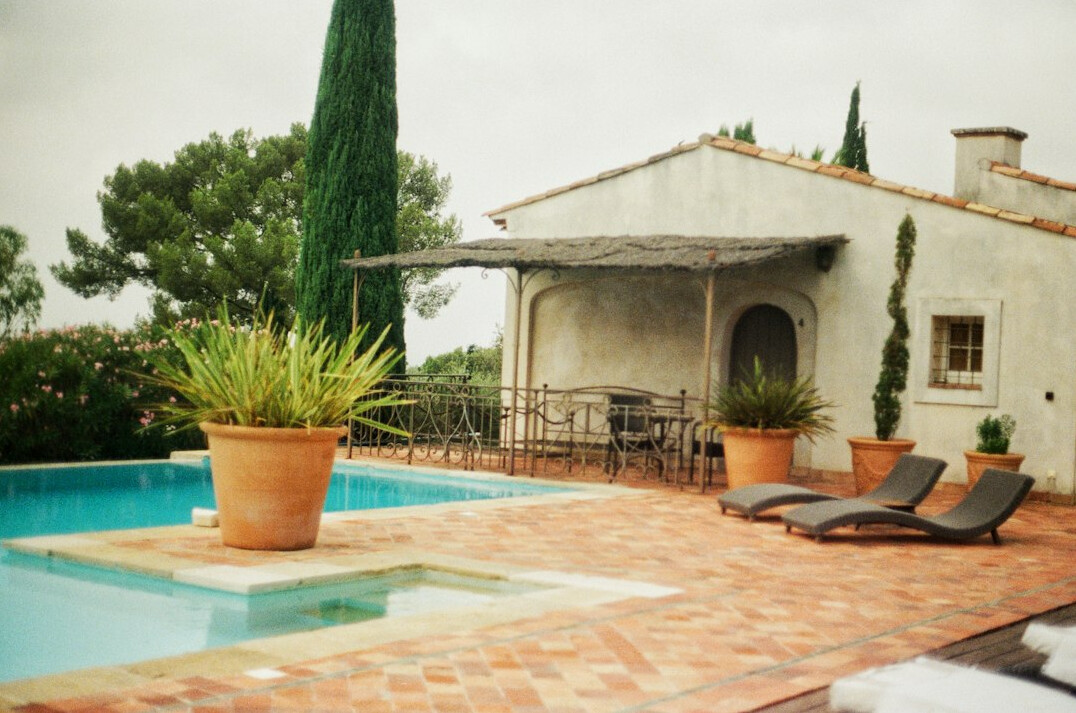 luxury villa terrace