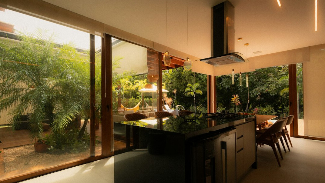 modern luxury villa kitchen