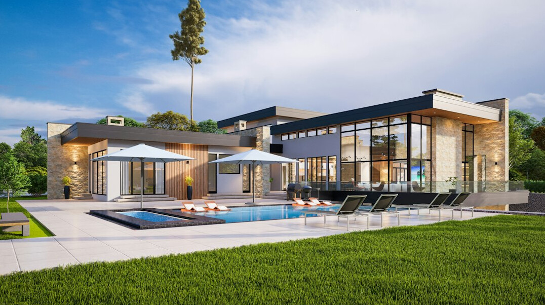 luxury villa exterior