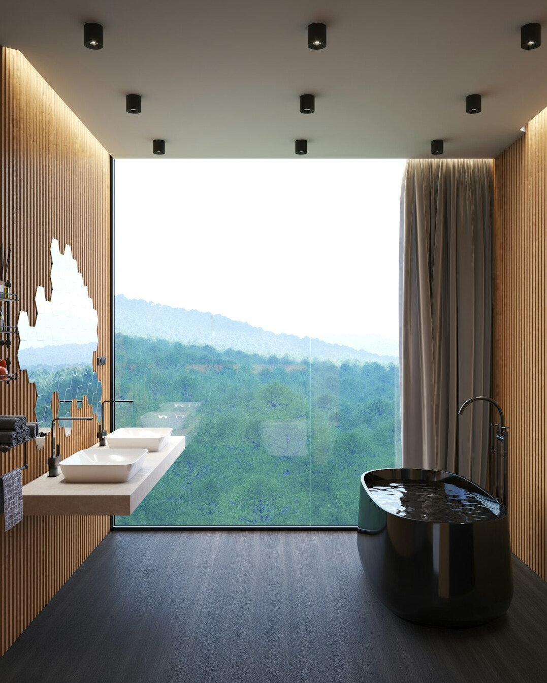 luxury bathroom interior