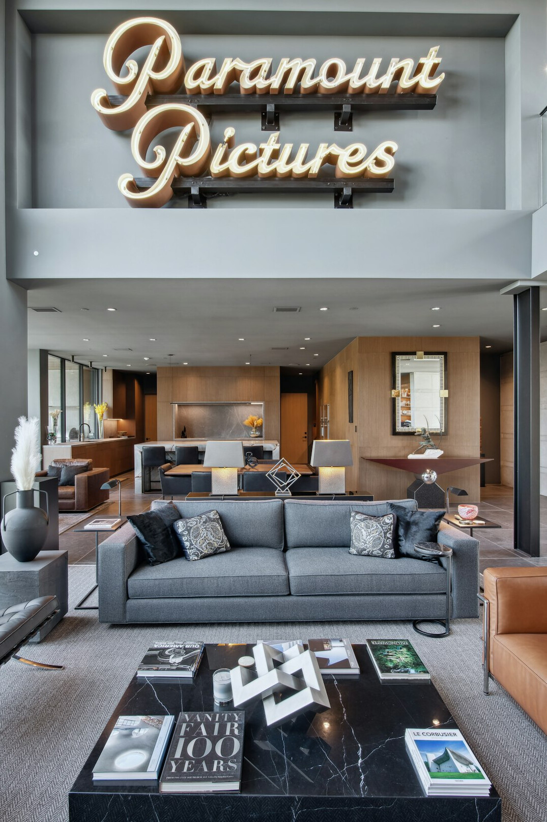 luxury celebrity mansion interior